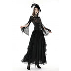 Women’s Gothic Off Shoulder Lace Top