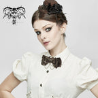 Unisex Vintage Chains Multi-layered Bow Tie