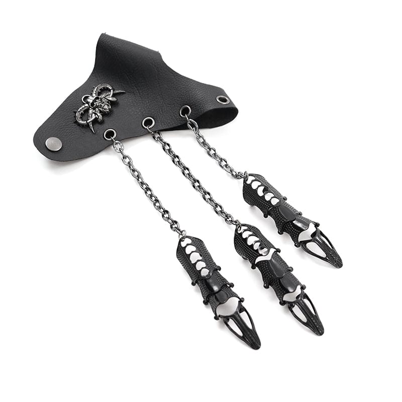 Women’s Gothic Eyelets Chains Bracelet