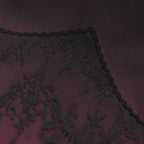 Women’s Gothic Cross Lace Coat Black Red