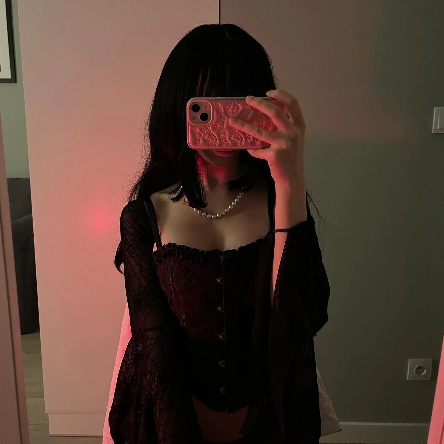 Women’s Gothic Floral Printed Overbust Corset