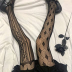 Women’s Punk Asymmetrical Lace Stockings